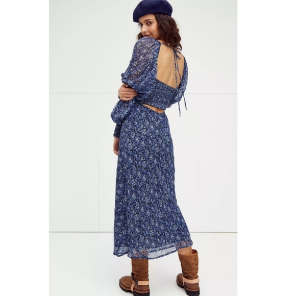 FREE PEOPLE- Aglow Midi Dress